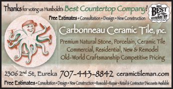 carbonneau tile winner of 2022 best of humboldt county for countertops